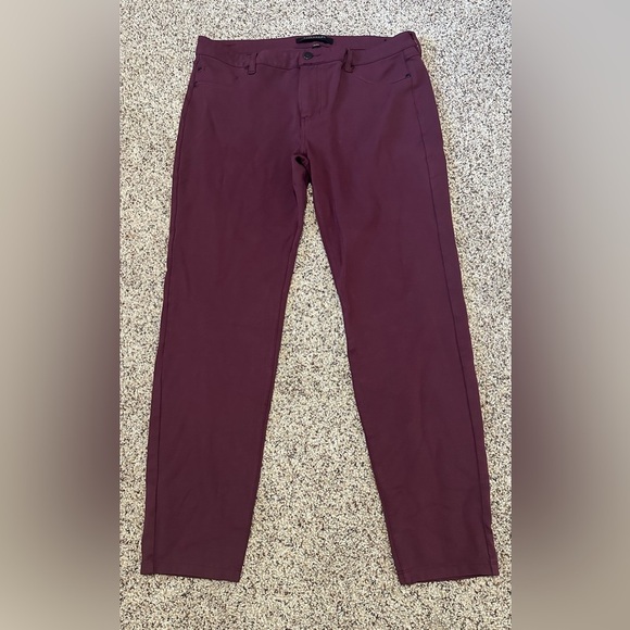 π· Liverpool Jeans Co. Skinny Maroon Jegging Pants - Ankle Length π· - Picture 2 of 13